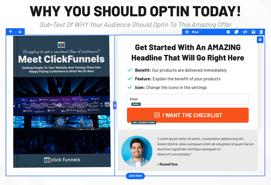 ClickFunnels customisation